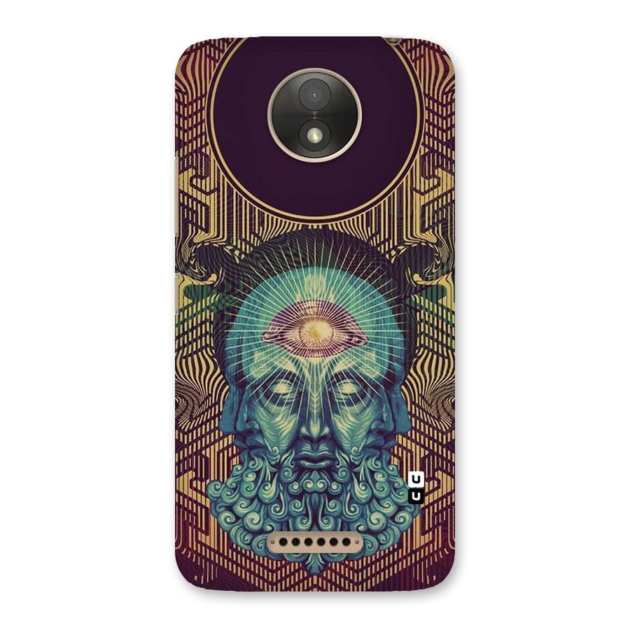 Eye Design Back Case for Moto C Plus