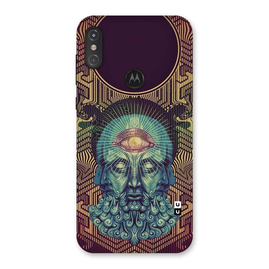 Eye Design Back Case for Motorola One Power