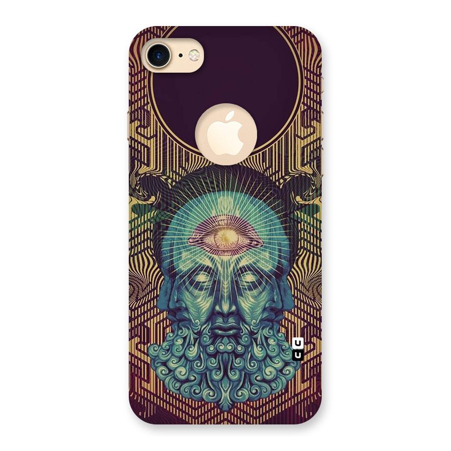 Eye Design Back Case for iPhone 7 Logo Cut