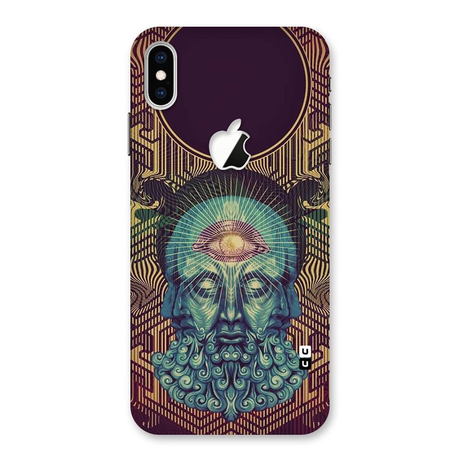 Eye Design Back Case for iPhone XS Max Apple Cut