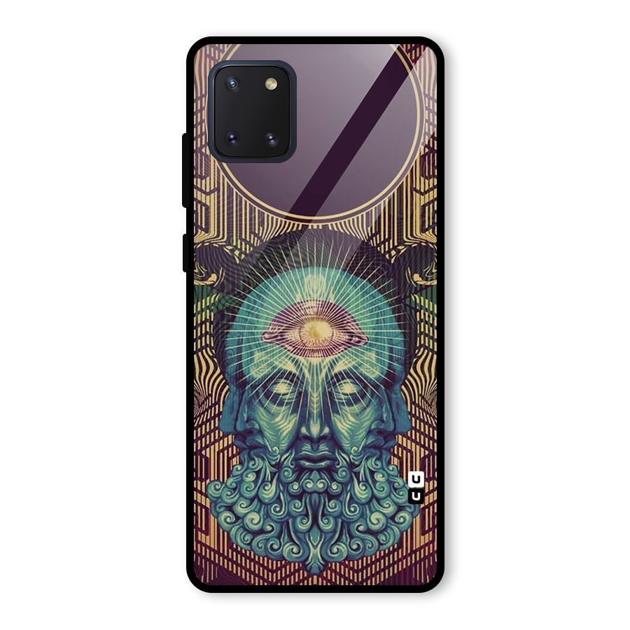 Eye Design Glass Back Case for Galaxy Note 10 Lite