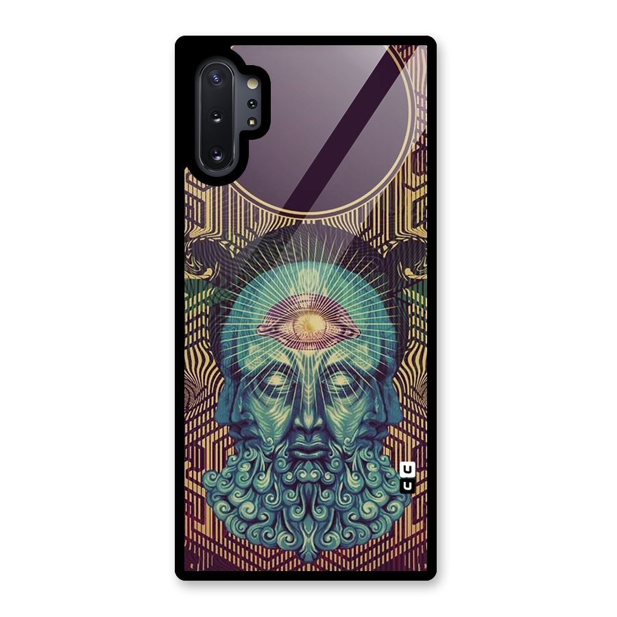 Eye Design Glass Back Case for Galaxy Note 10 Plus