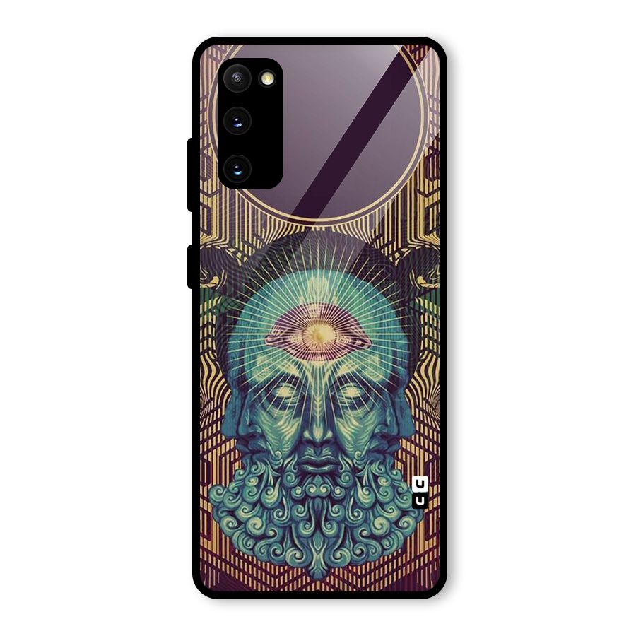 Eye Design Glass Back Case for Galaxy S20 FE 5G