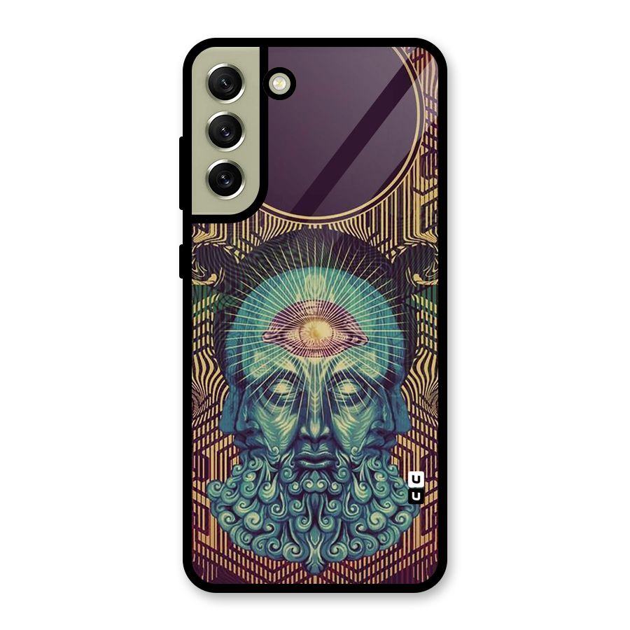 Eye Design Glass Back Case for Galaxy S21 FE 5G