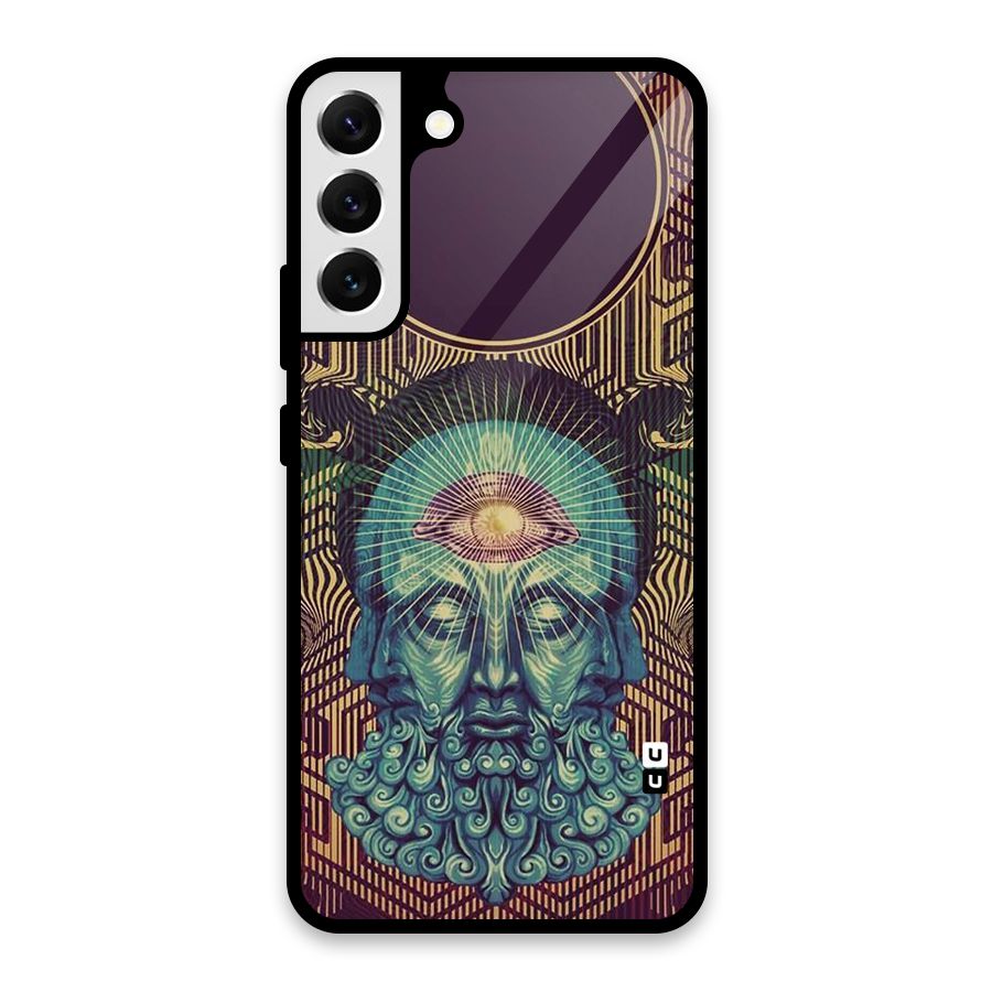 Eye Design Glass Back Case for Galaxy S22 Plus 5G