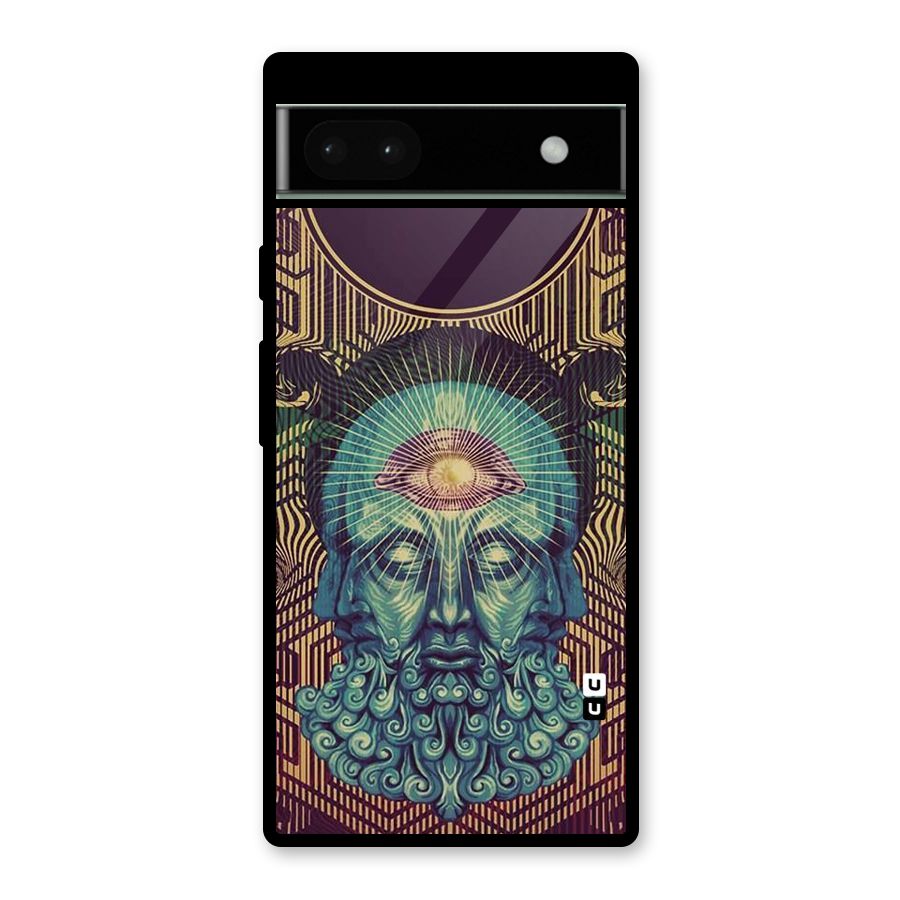 Eye Design Glass Back Case for Google Pixel 6a