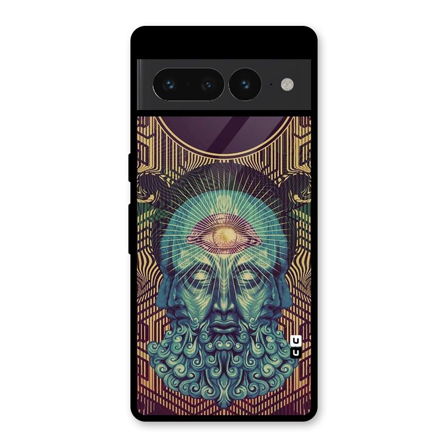 Eye Design Glass Back Case for Google Pixel 7 Pro