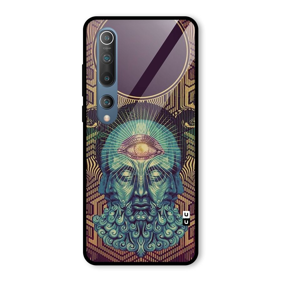 Eye Design Glass Back Case for Mi 10