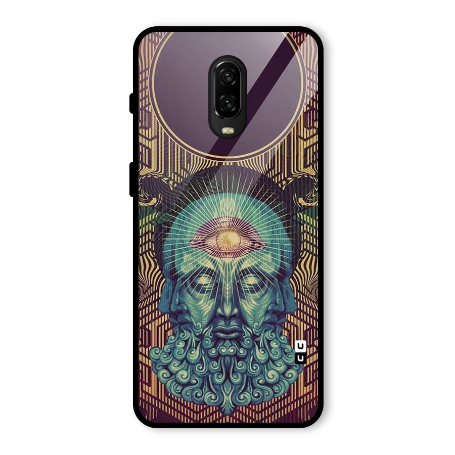 Eye Design Glass Back Case for OnePlus 6T