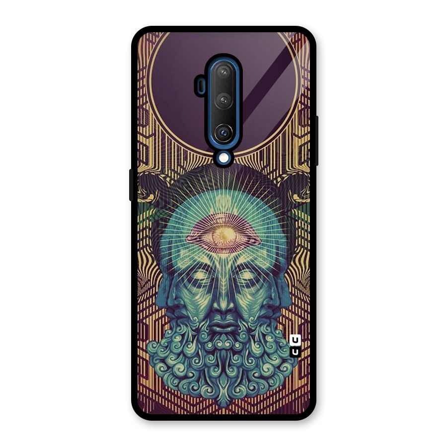 Eye Design Glass Back Case for OnePlus 7T Pro