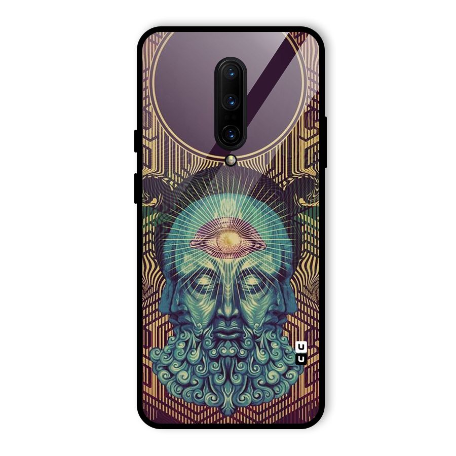 Eye Design Glass Back Case for OnePlus 7 Pro