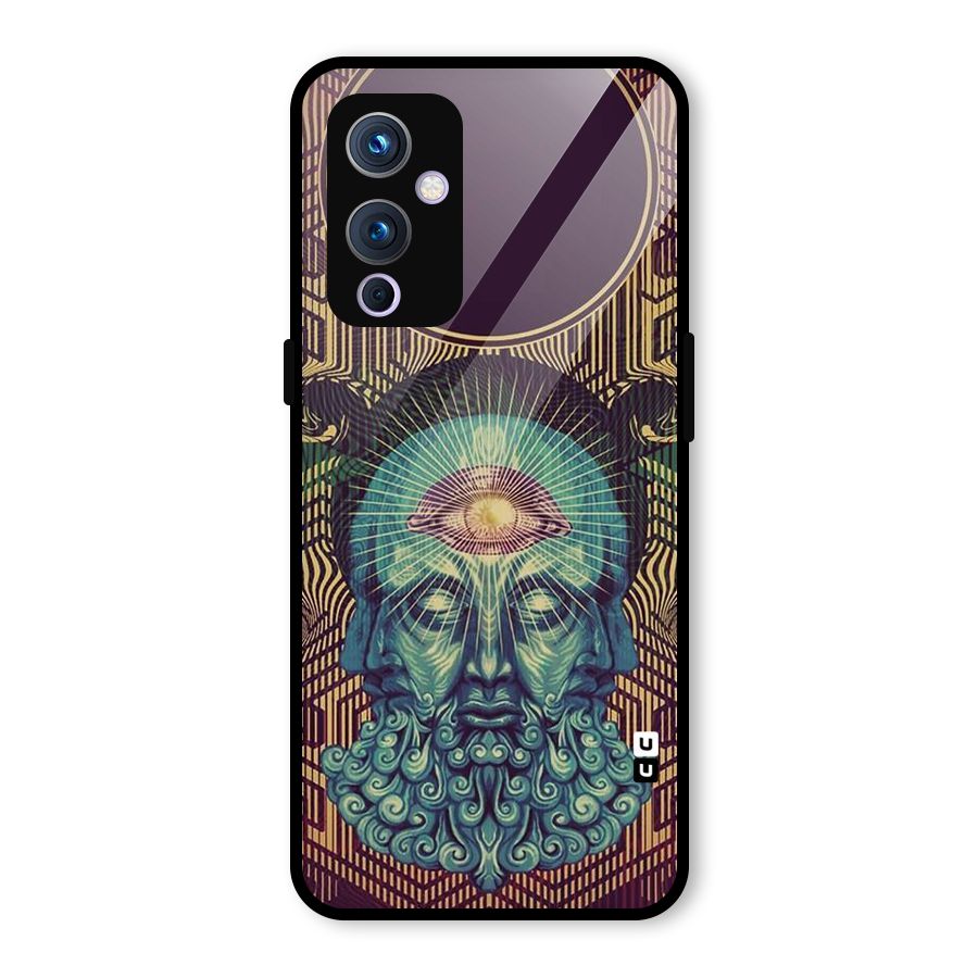 Eye Design Glass Back Case for OnePlus 9