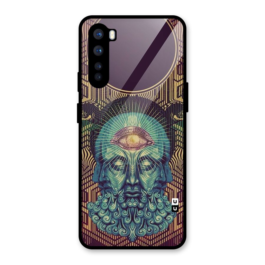 Eye Design Glass Back Case for OnePlus Nord