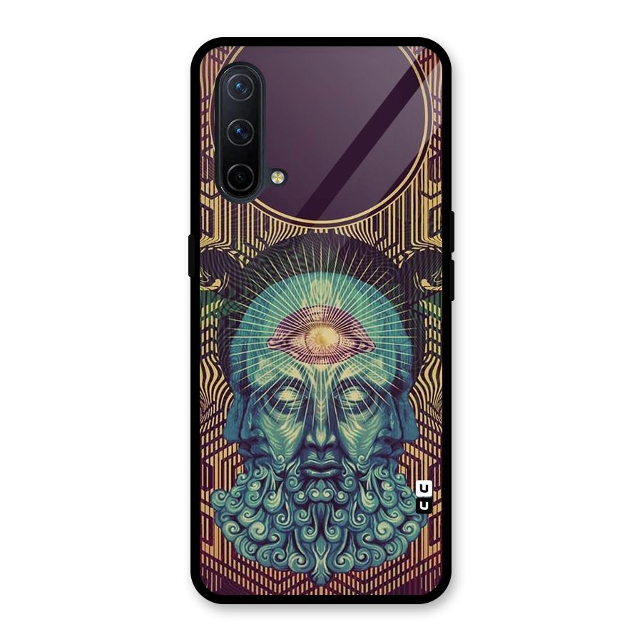 Eye Design Glass Back Case for OnePlus Nord CE 5G