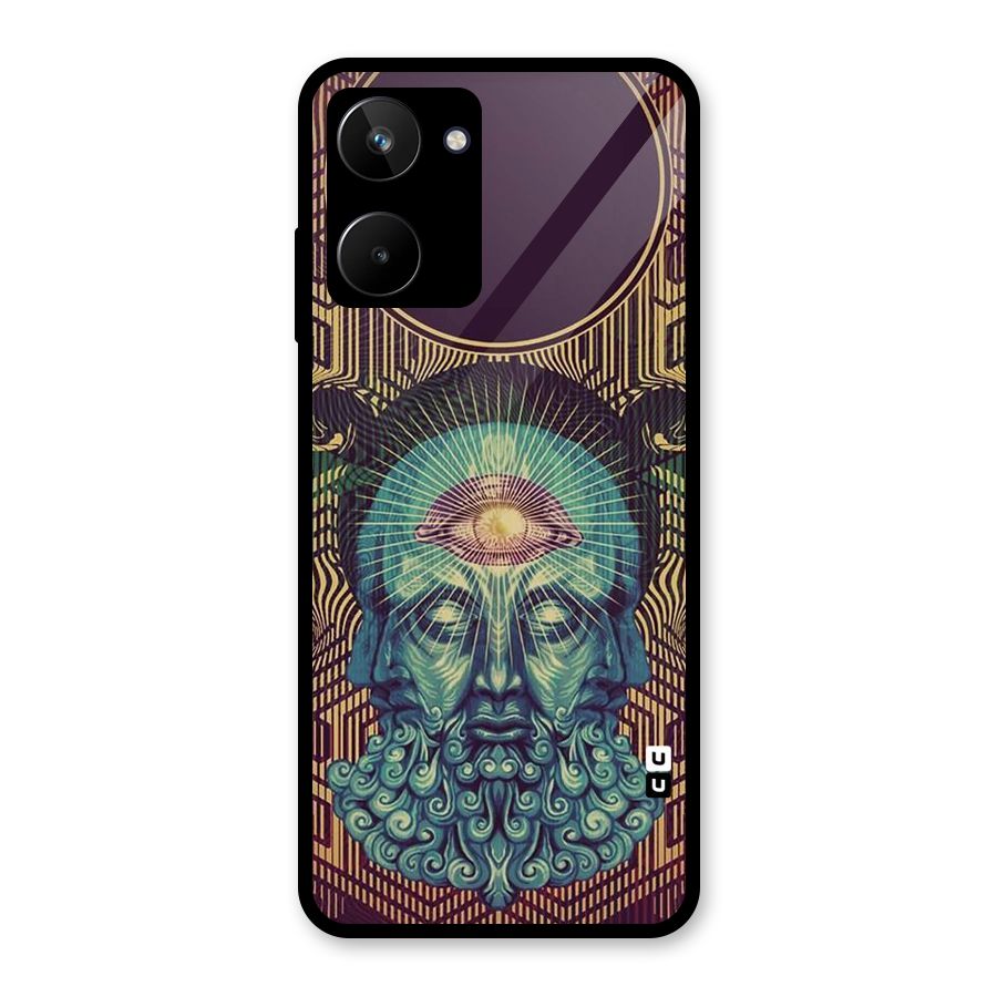 Eye Design Glass Back Case for Realme 10