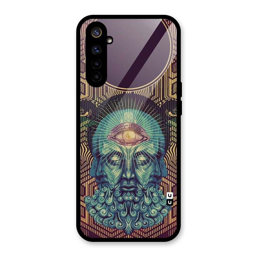 Eye Design Glass Back Case for Realme 6i