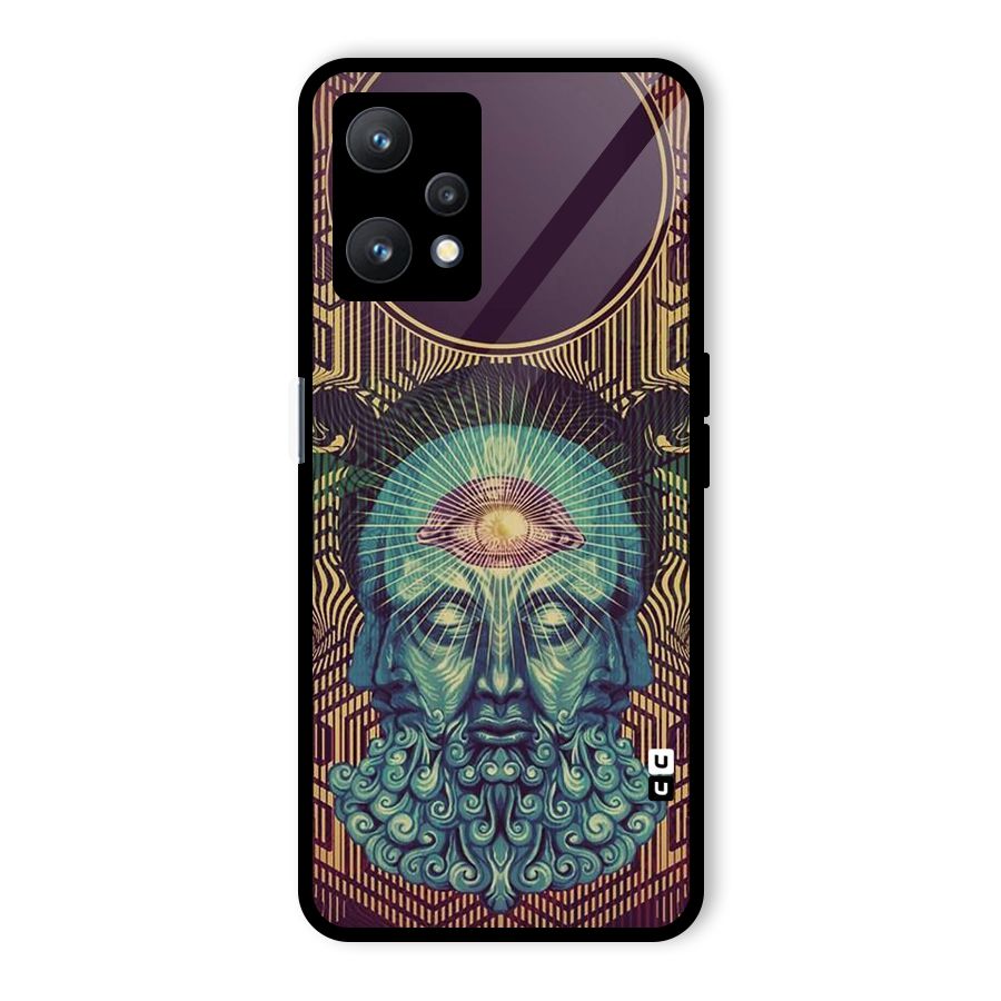 Eye Design Glass Back Case for Realme 9 Pro 5G