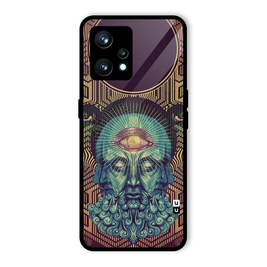 Eye Design Glass Back Case for Realme 9 Pro Plus 5G