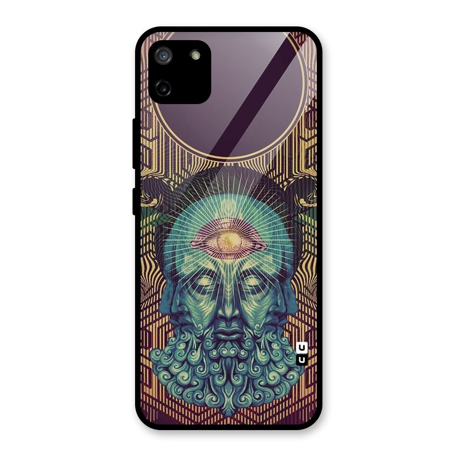 Eye Design Glass Back Case for Realme C11