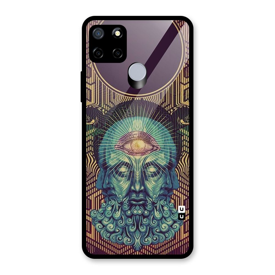 Eye Design Glass Back Case for Realme C12