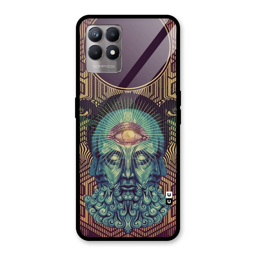 Eye Design Glass Back Case for Realme Narzo 50