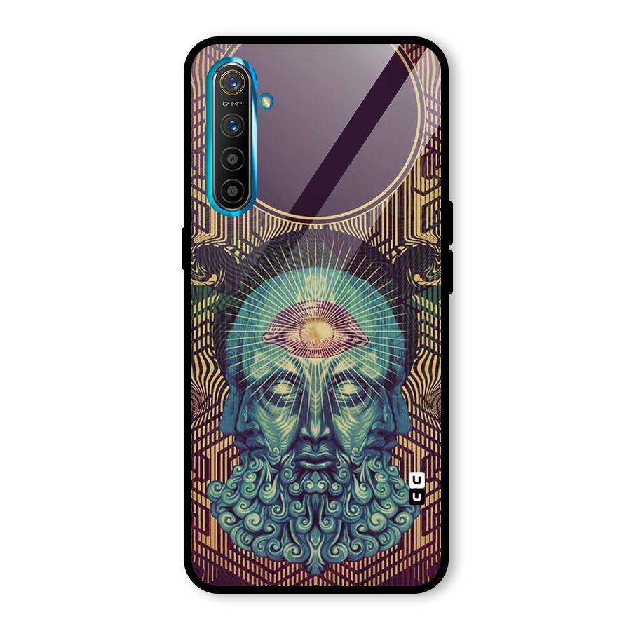 Eye Design Glass Back Case for Realme X2
