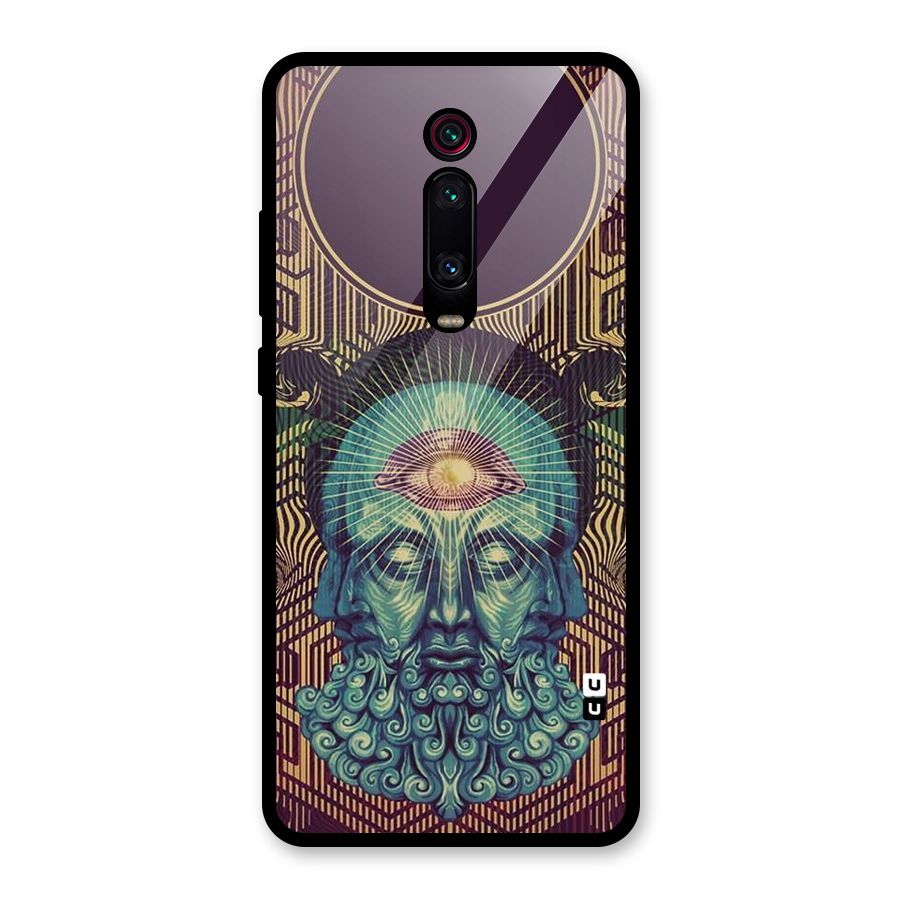 Eye Design Glass Back Case for Redmi K20