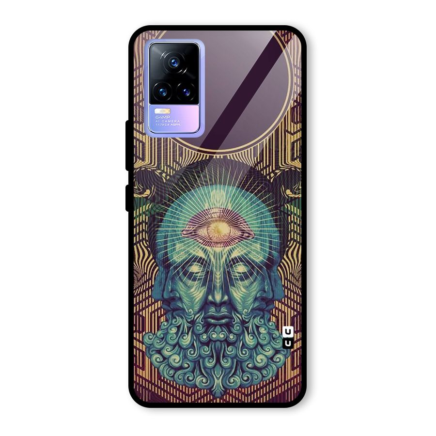 Eye Design Glass Back Case for Vivo Y73