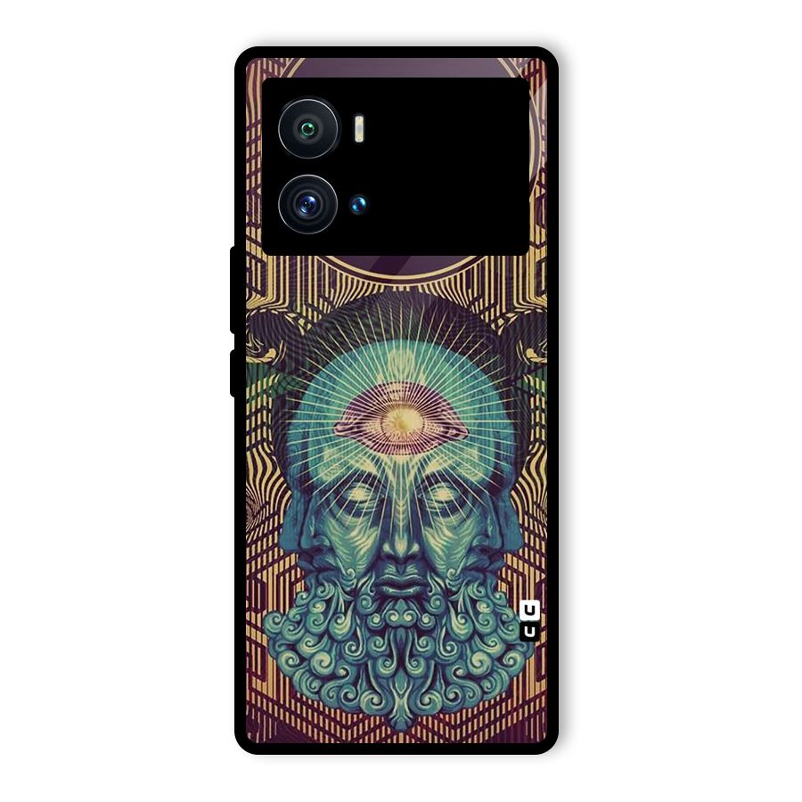 Eye Design Glass Back Case for Vivo iQOO 9 Pro