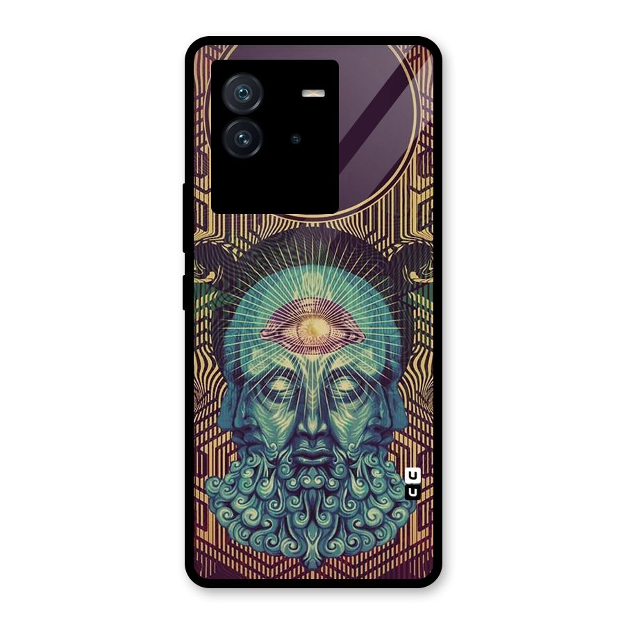 Eye Design Glass Back Case for Vivo iQOO Neo 6 5G