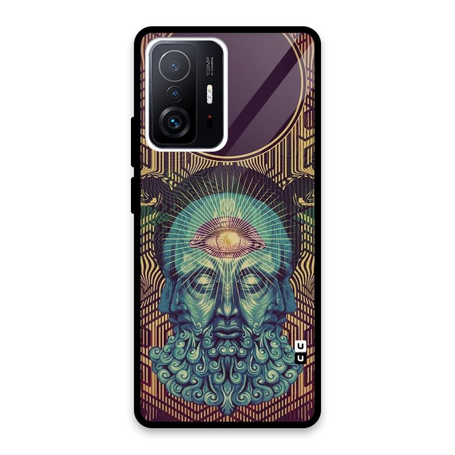 Eye Design Glass Back Case for Xiaomi 11T Pro