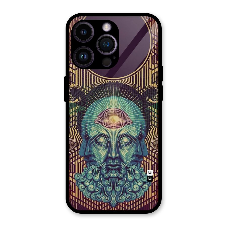Eye Design Glass Back Case for iPhone 14 Pro Max