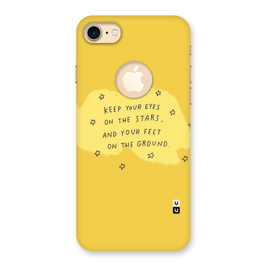 Eyes On Stars Back Case for iPhone 7 Logo Cut