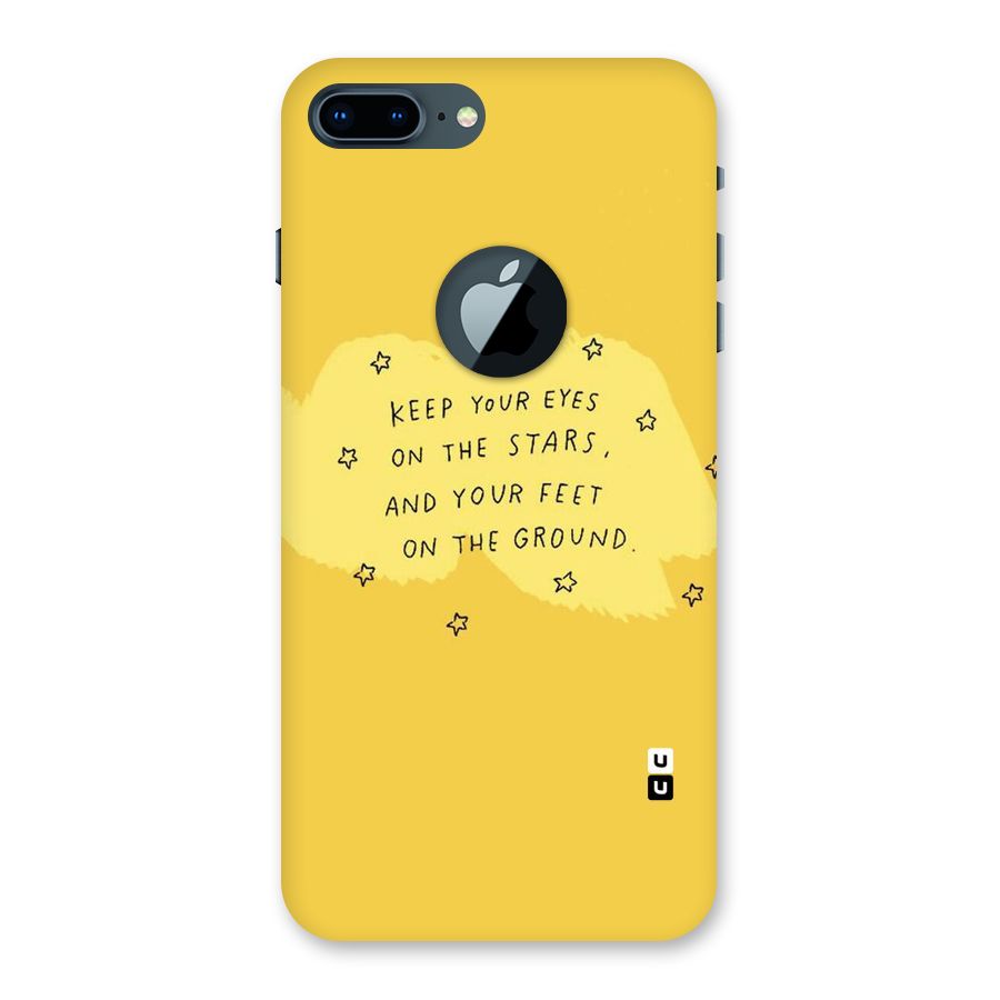 Eyes On Stars Back Case for iPhone 7 Plus Logo Cut