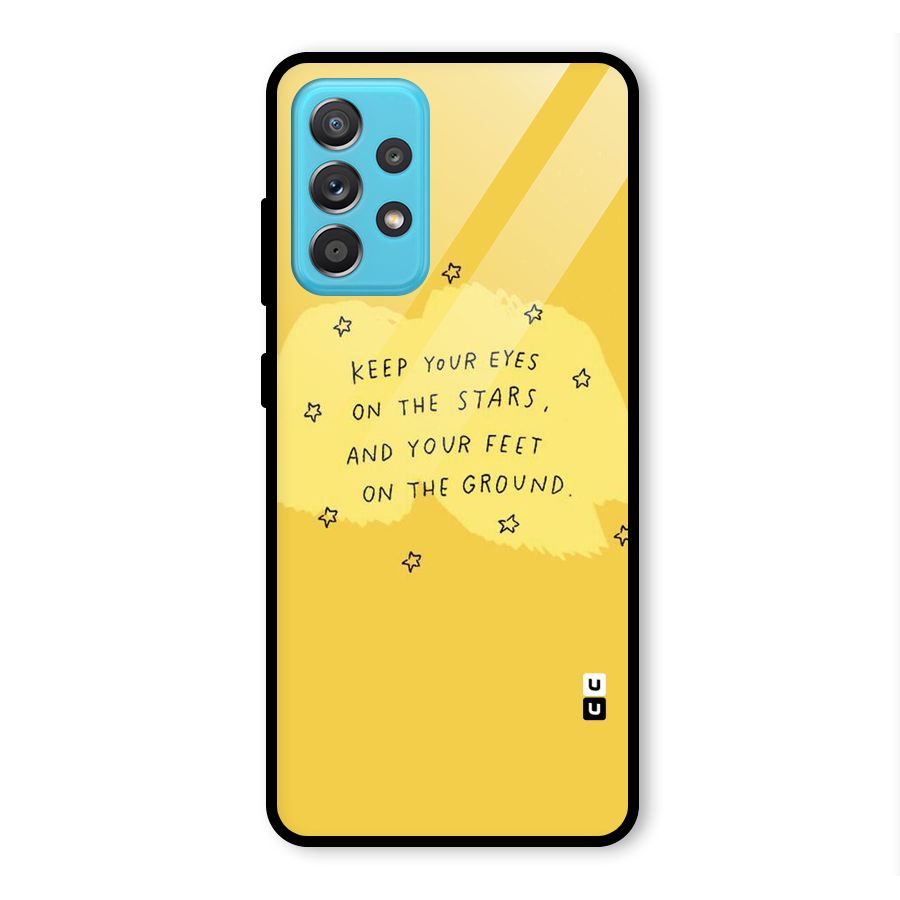 Eyes On Stars Glass Back Case for Galaxy A52s 5G