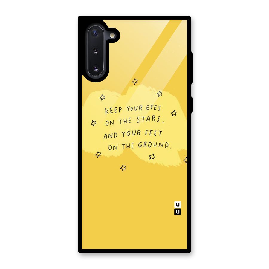Eyes On Stars Glass Back Case for Galaxy Note 10