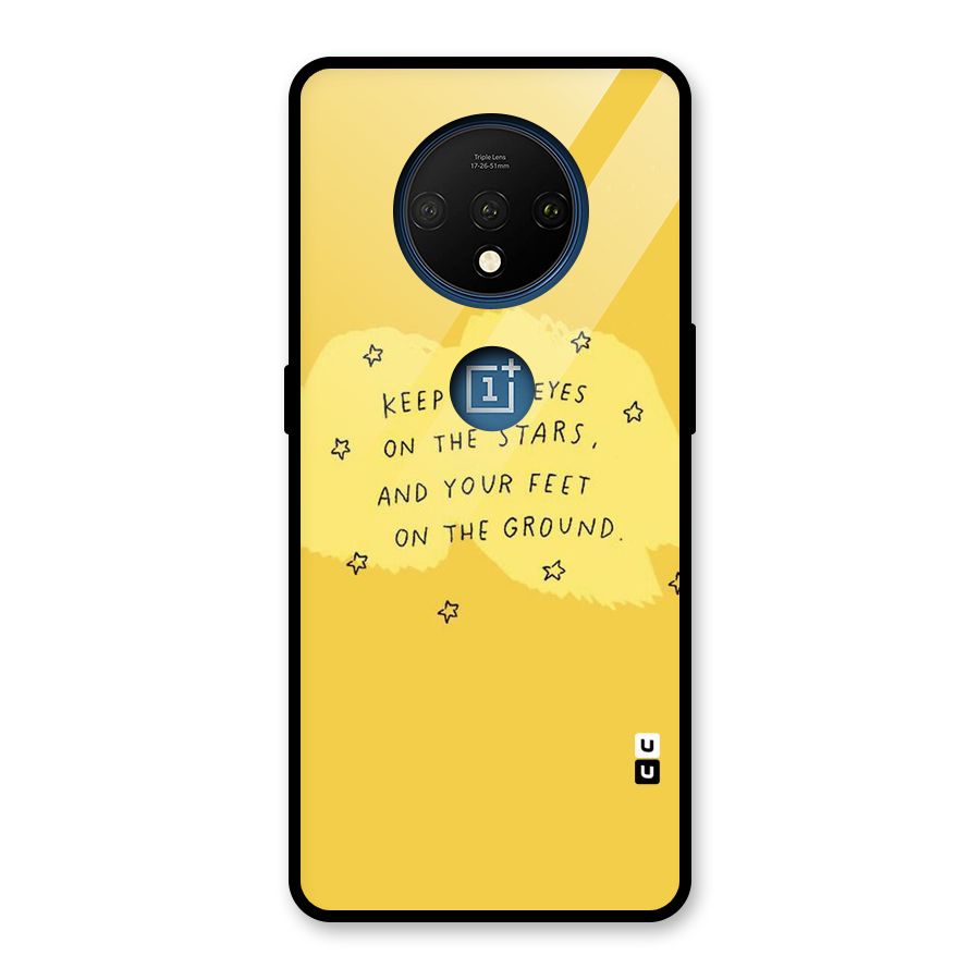 Eyes On Stars Glass Back Case for OnePlus 7T