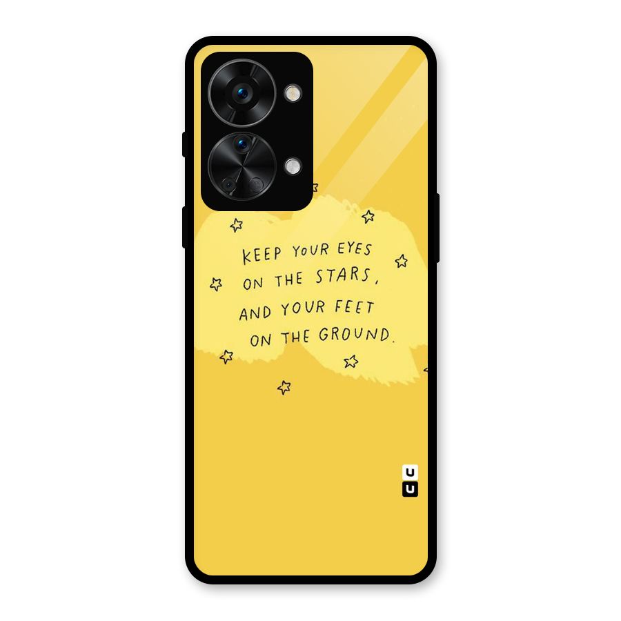 Eyes On Stars Glass Back Case for OnePlus Nord 2T