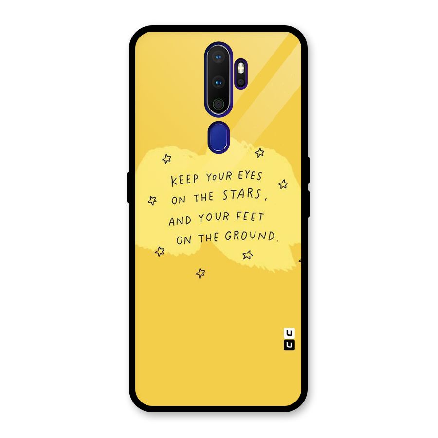 Eyes On Stars Glass Back Case for Oppo A9 (2020)