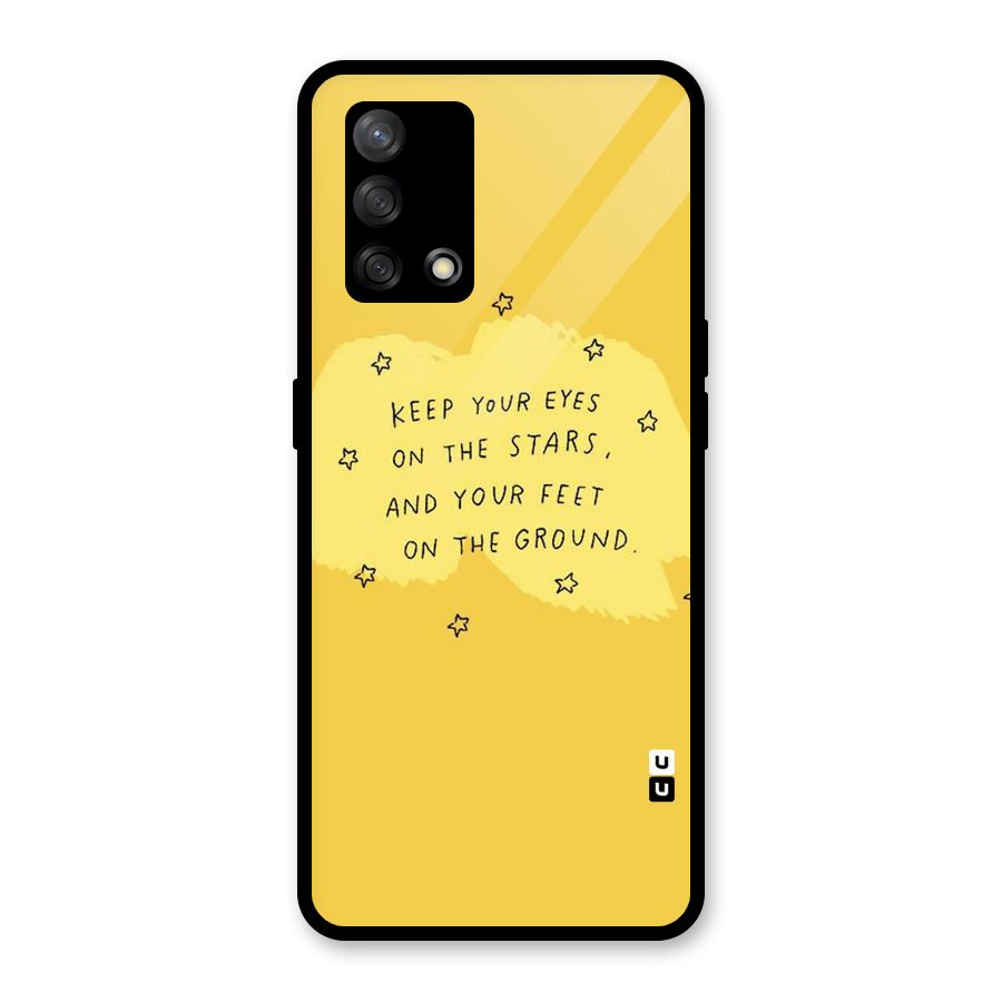 Eyes On Stars Glass Back Case for Oppo F19
