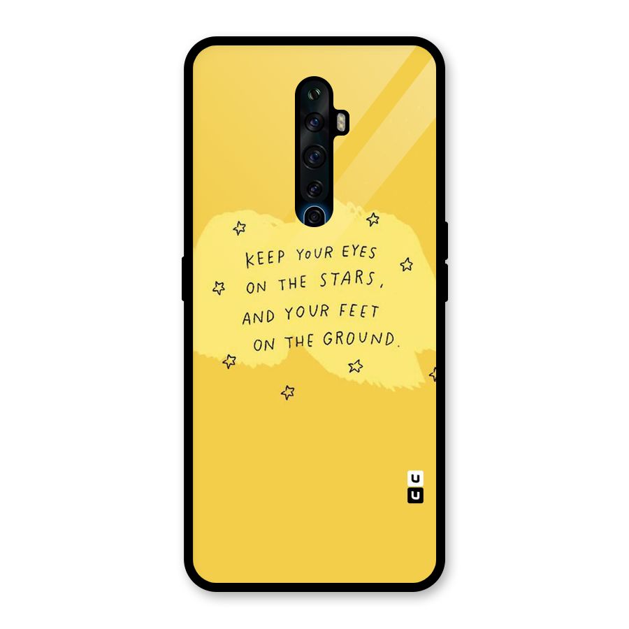 Eyes On Stars Glass Back Case for Oppo Reno2 F