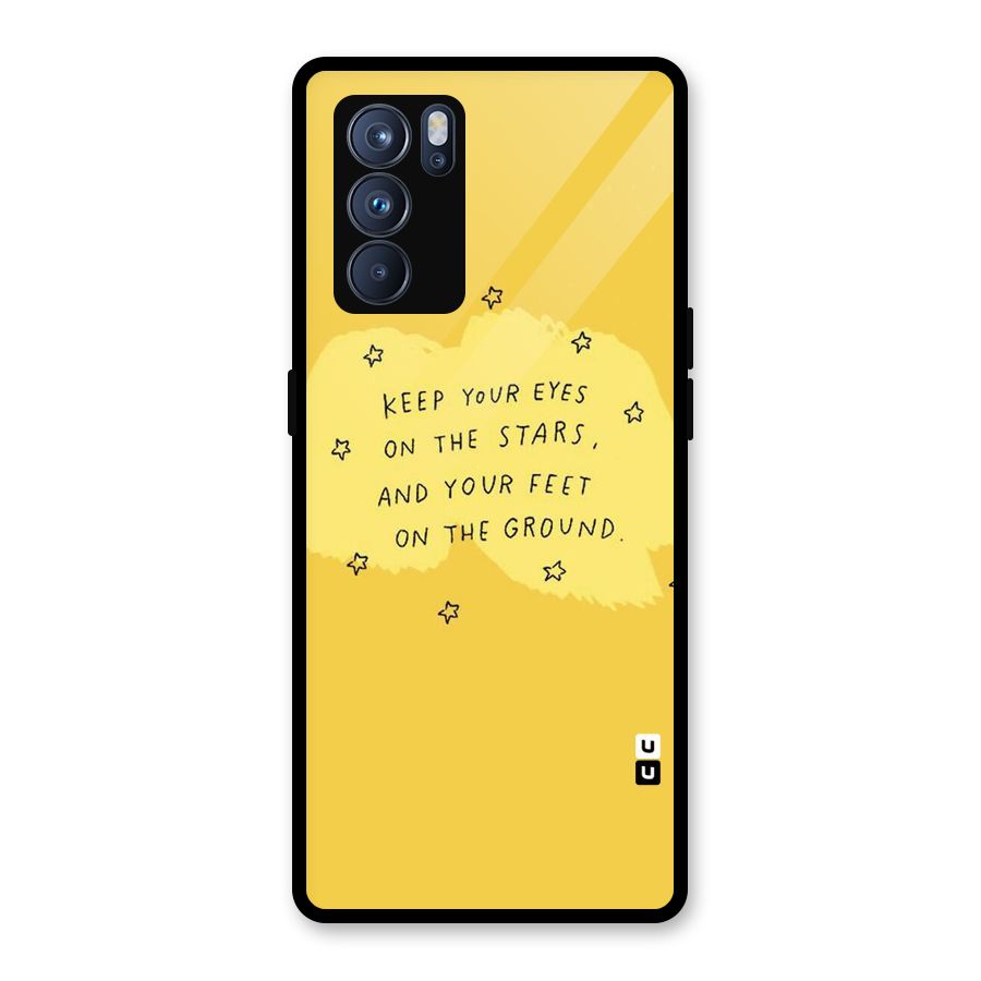 Eyes On Stars Glass Back Case for Oppo Reno6 Pro 5G