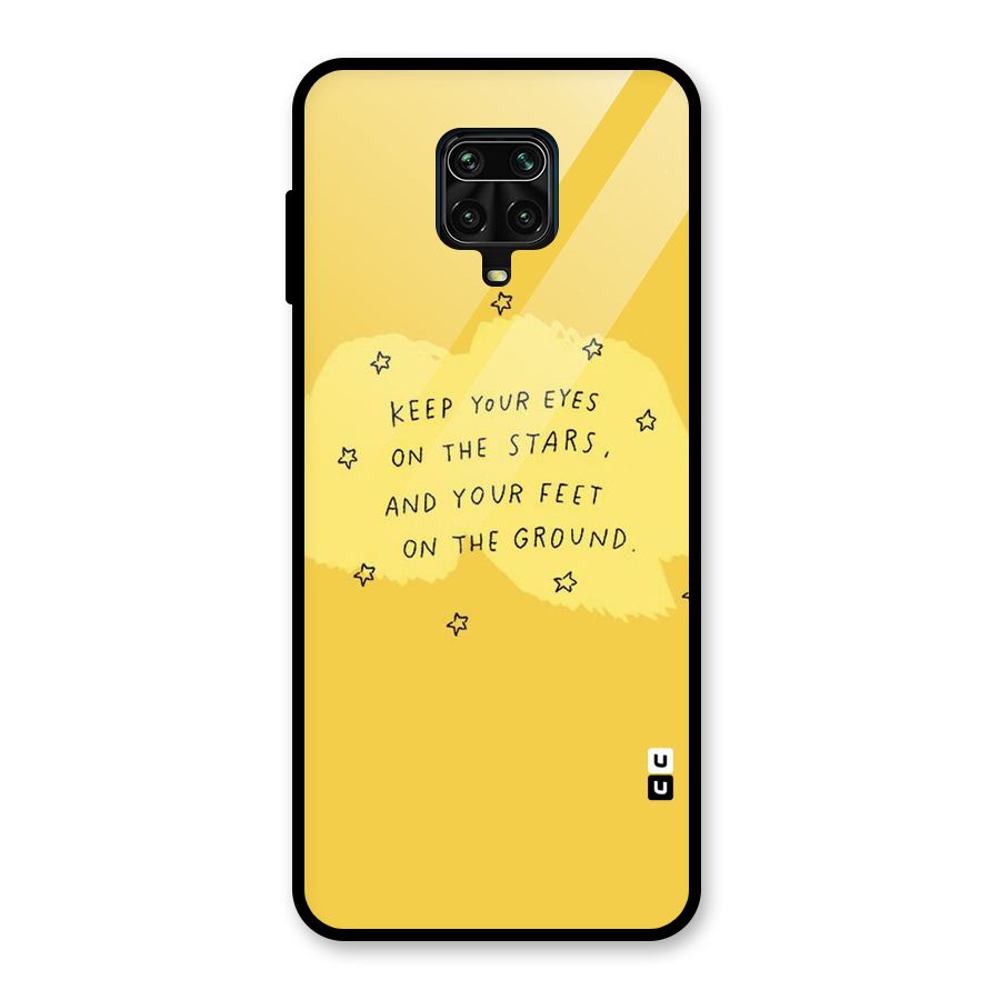 Eyes On Stars Glass Back Case for Redmi Note 10 Lite