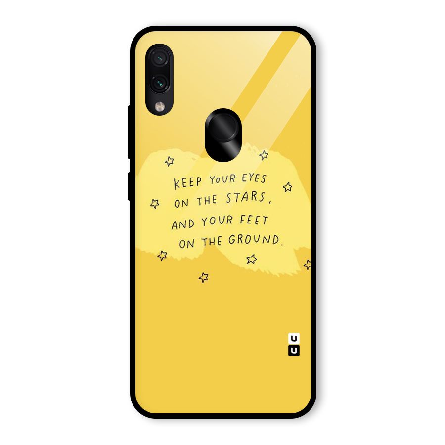 Eyes On Stars Glass Back Case for Redmi Note 7 Pro