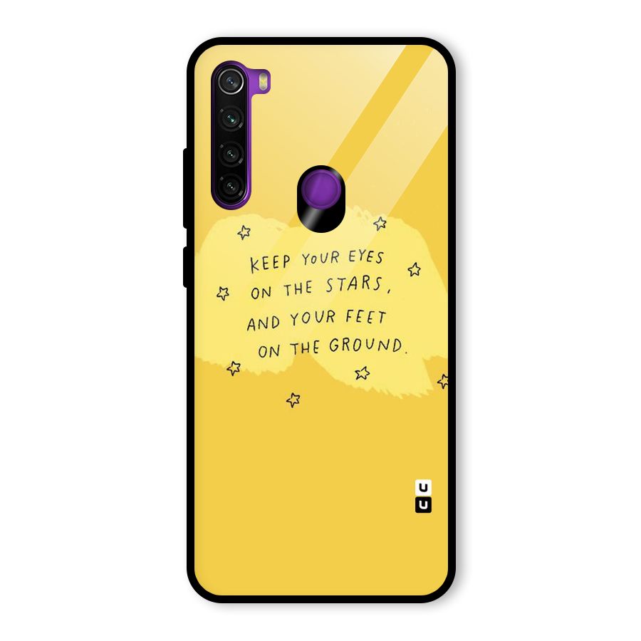 Eyes On Stars Glass Back Case for Redmi Note 8