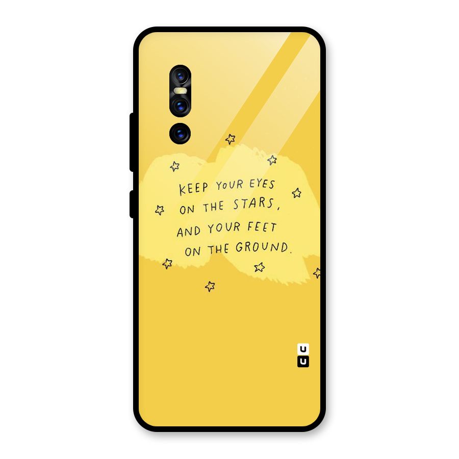 Eyes On Stars Glass Back Case for Vivo V15 Pro