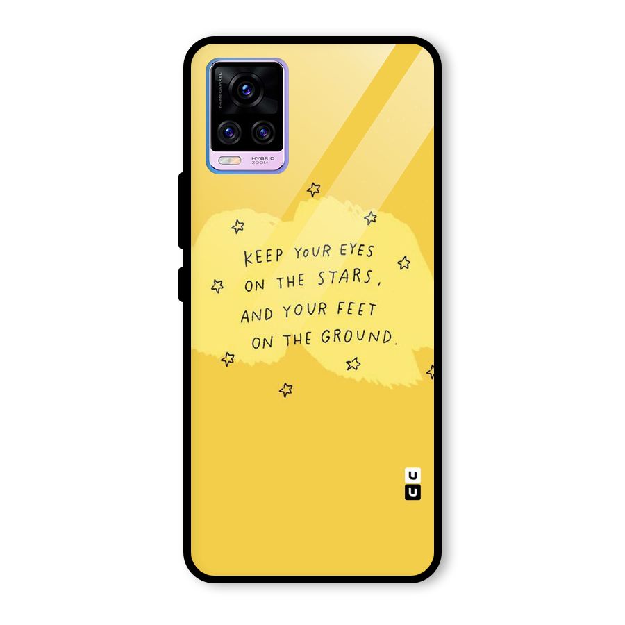 Eyes On Stars Glass Back Case for Vivo V20 Pro