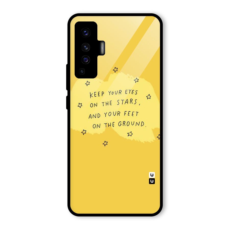 Eyes On Stars Glass Back Case for Vivo X50