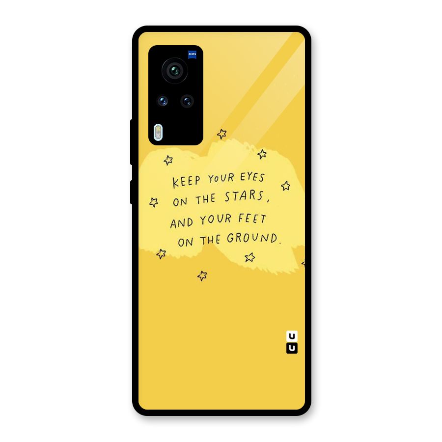 Eyes On Stars Glass Back Case for Vivo X60 Pro