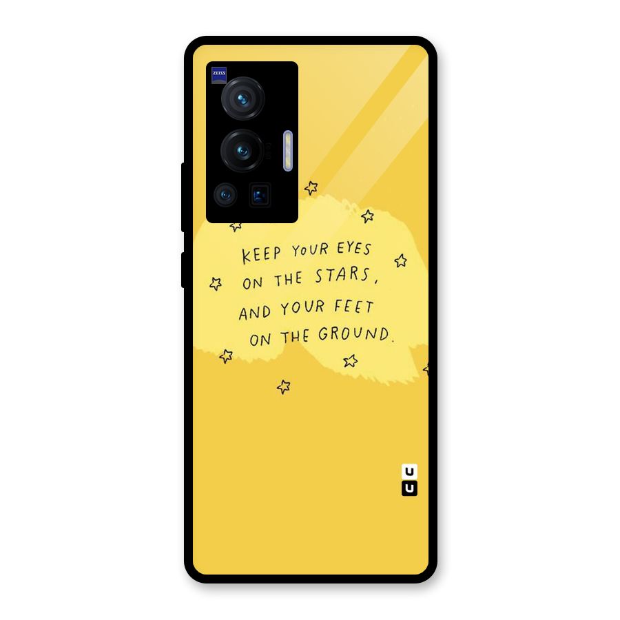 Eyes On Stars Glass Back Case for Vivo X70 Pro